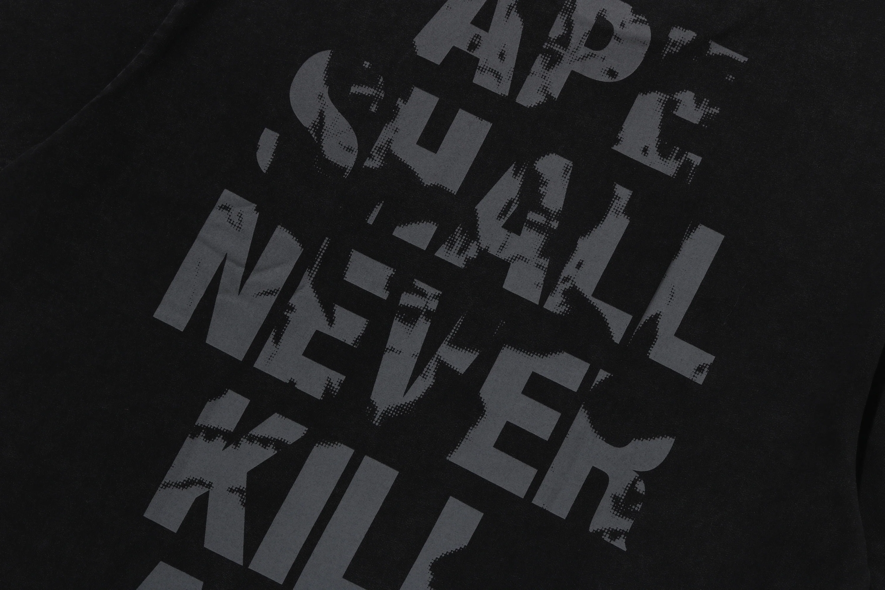 APE HEAD HEAVY WASHED RELAXED FIT TEE - Image 4