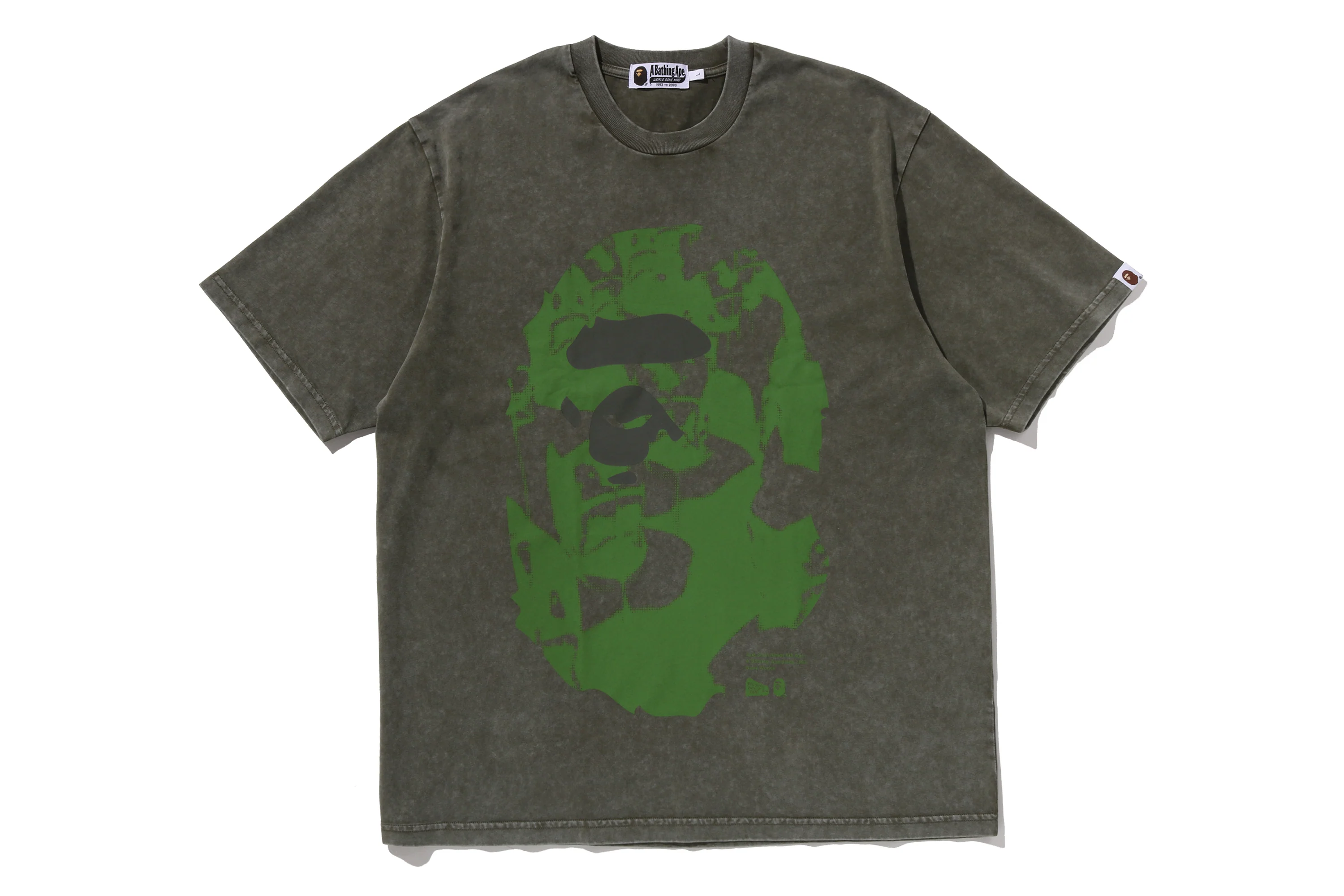 APE HEAD HEAVY WASHED RELAXED FIT TEE - Image 5