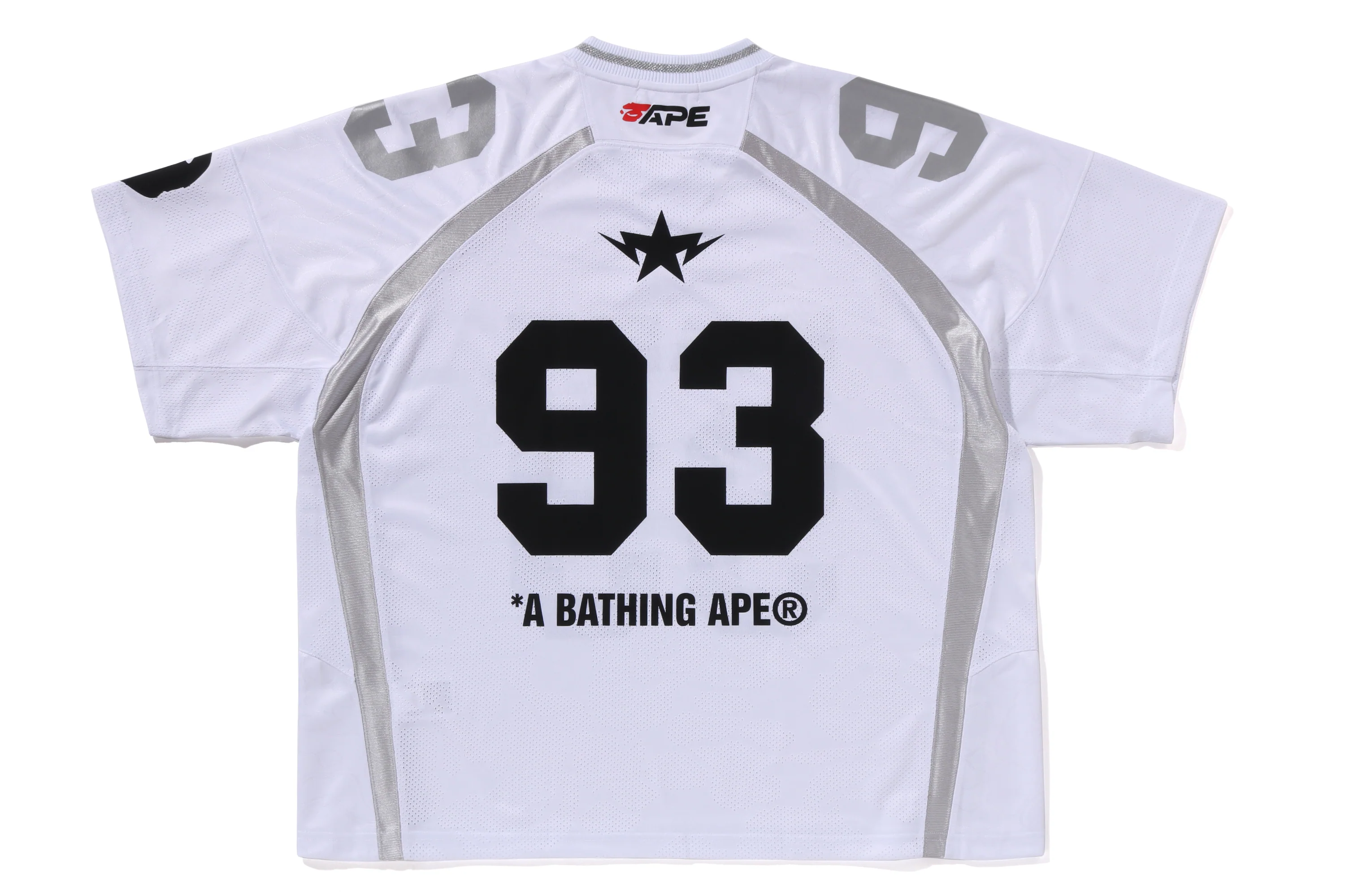 LINE CAMO JACQUARD RELAXED FIT FOOTBALL JERSEY - Image 5