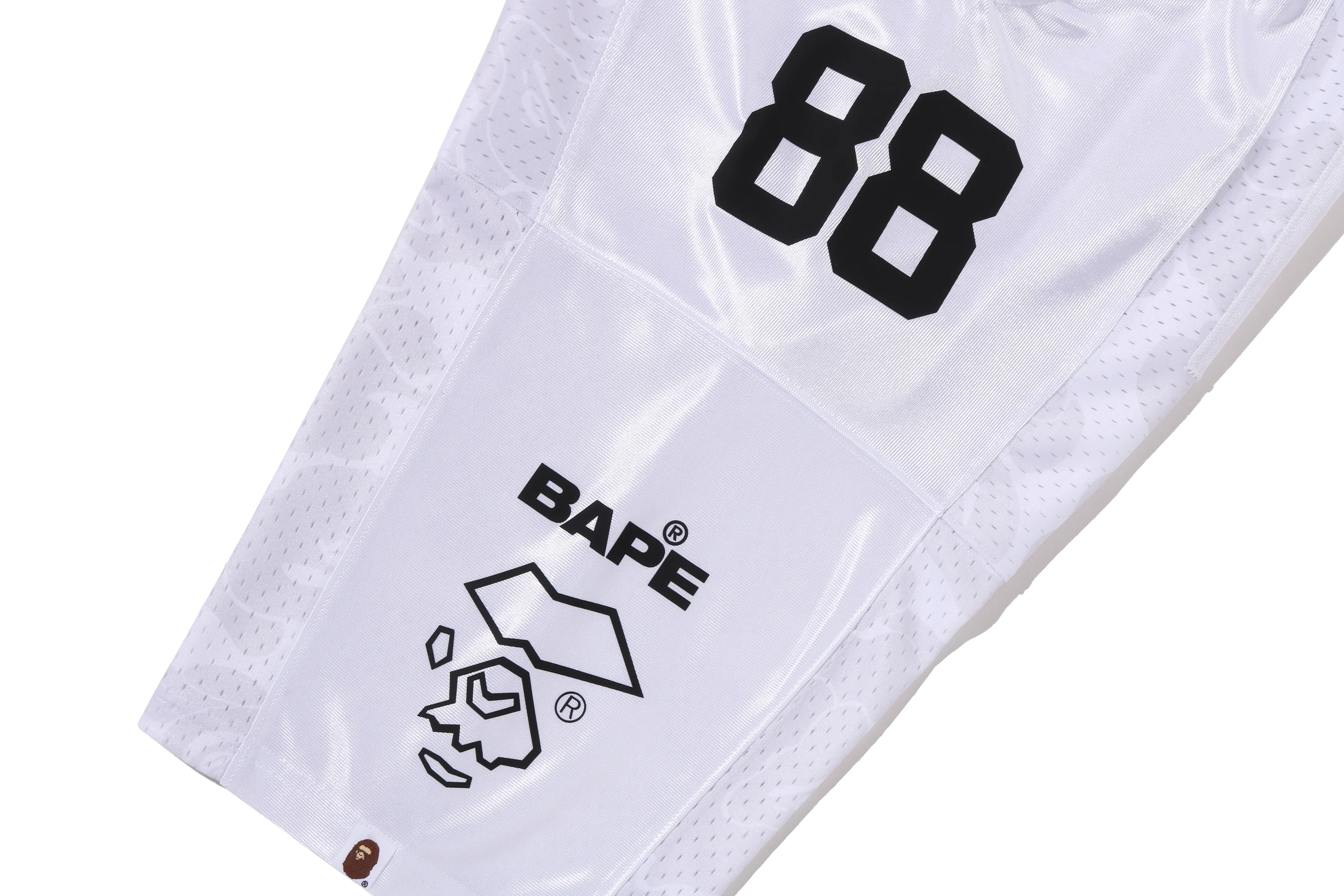 SOLID CAMO MULTI LOGO RELAXED FIT FOOTBALL JERSEY TEE - Image 6