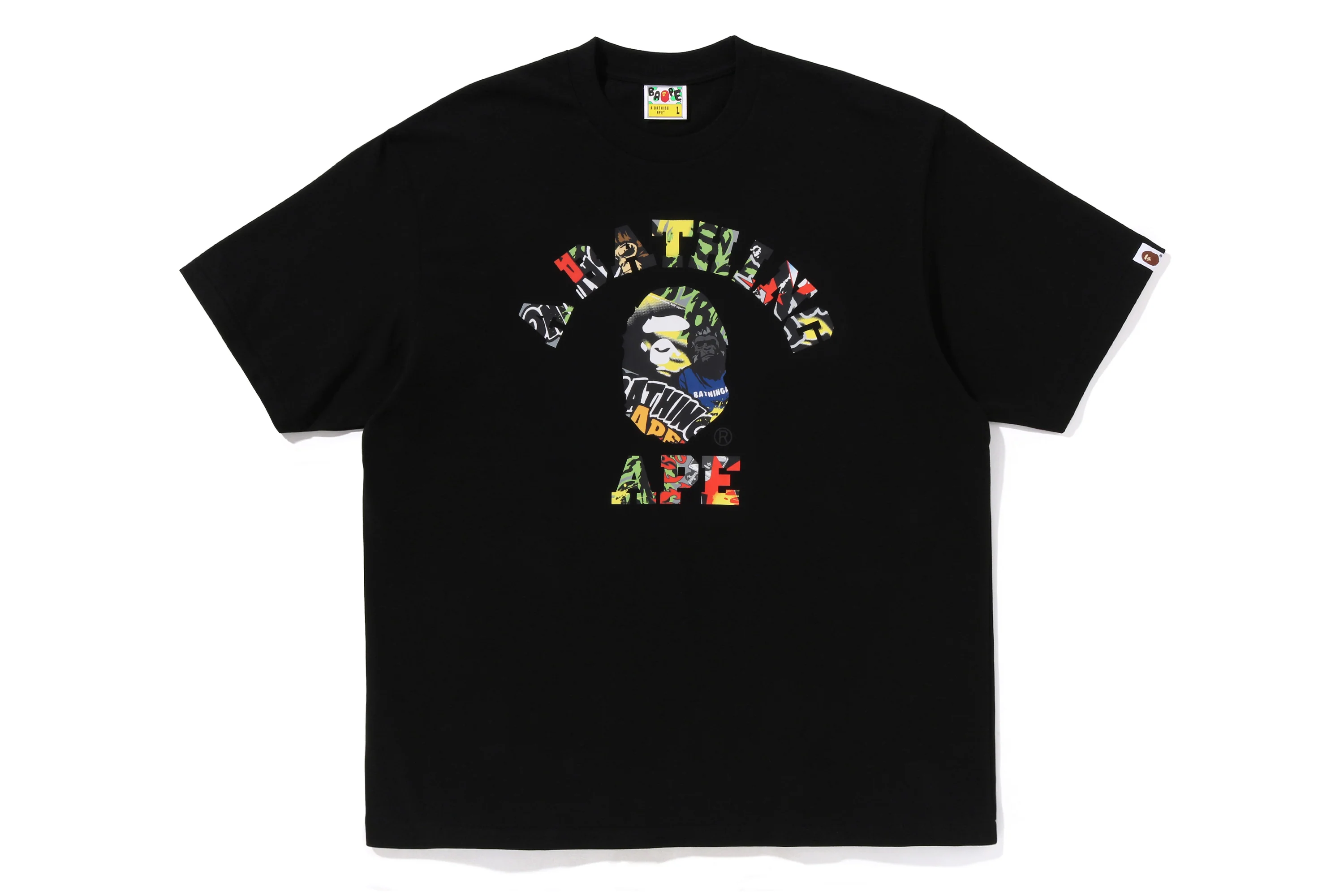 MULTI LOGO COLLEGE RELAXED FIT TEE