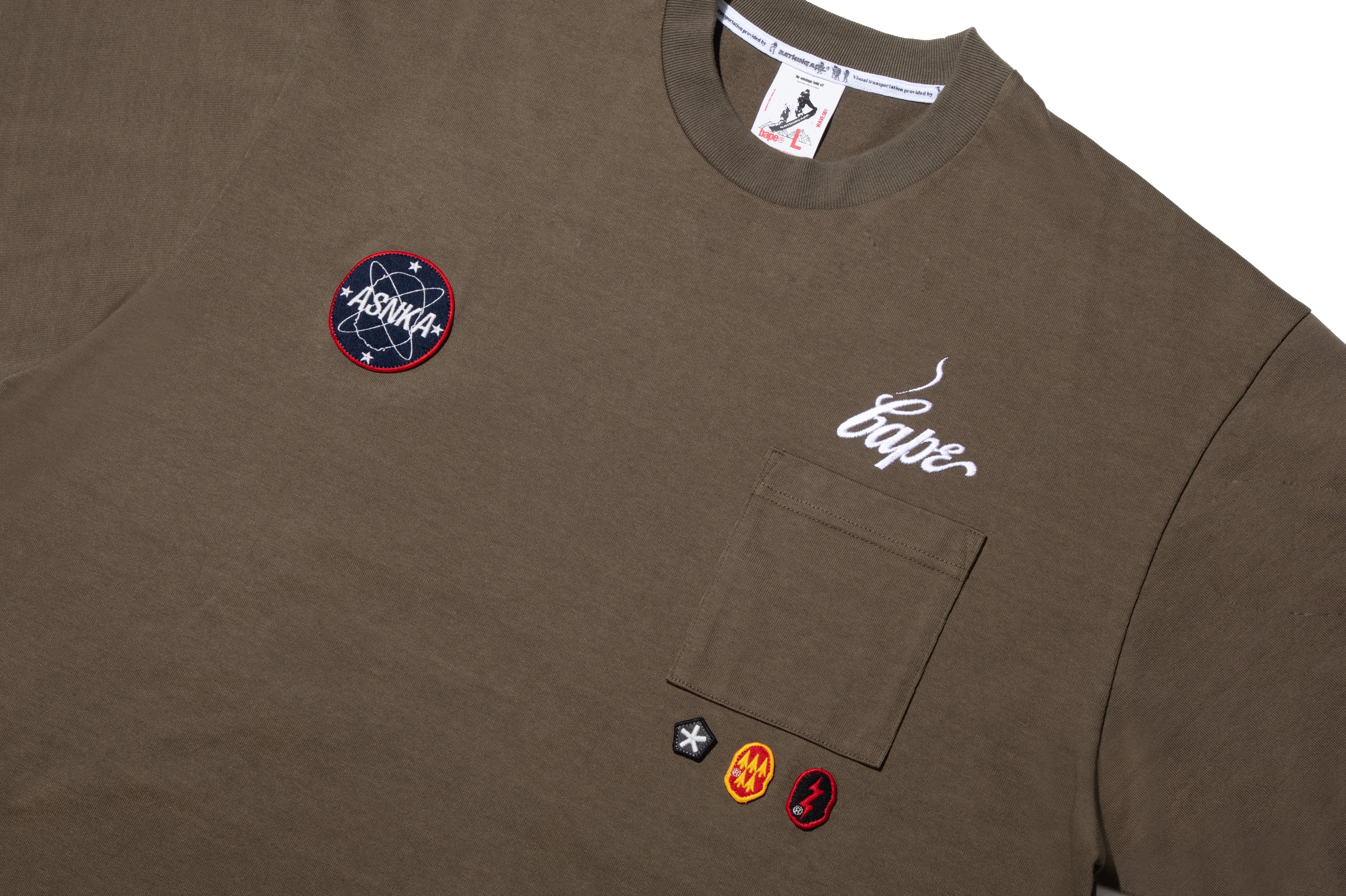 BAPE BY KAZUKI KURAISHI MULTI PATCH MILITARY TEE - Image 6