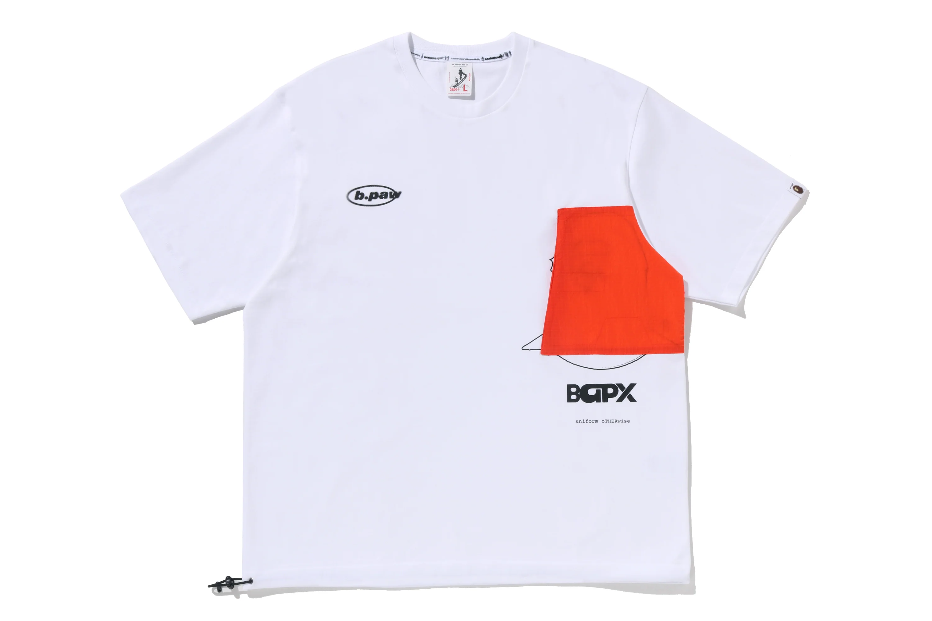BAPE BY KAZUKI KURAISHI POCKET RELAXED FIT TEE - Image 2