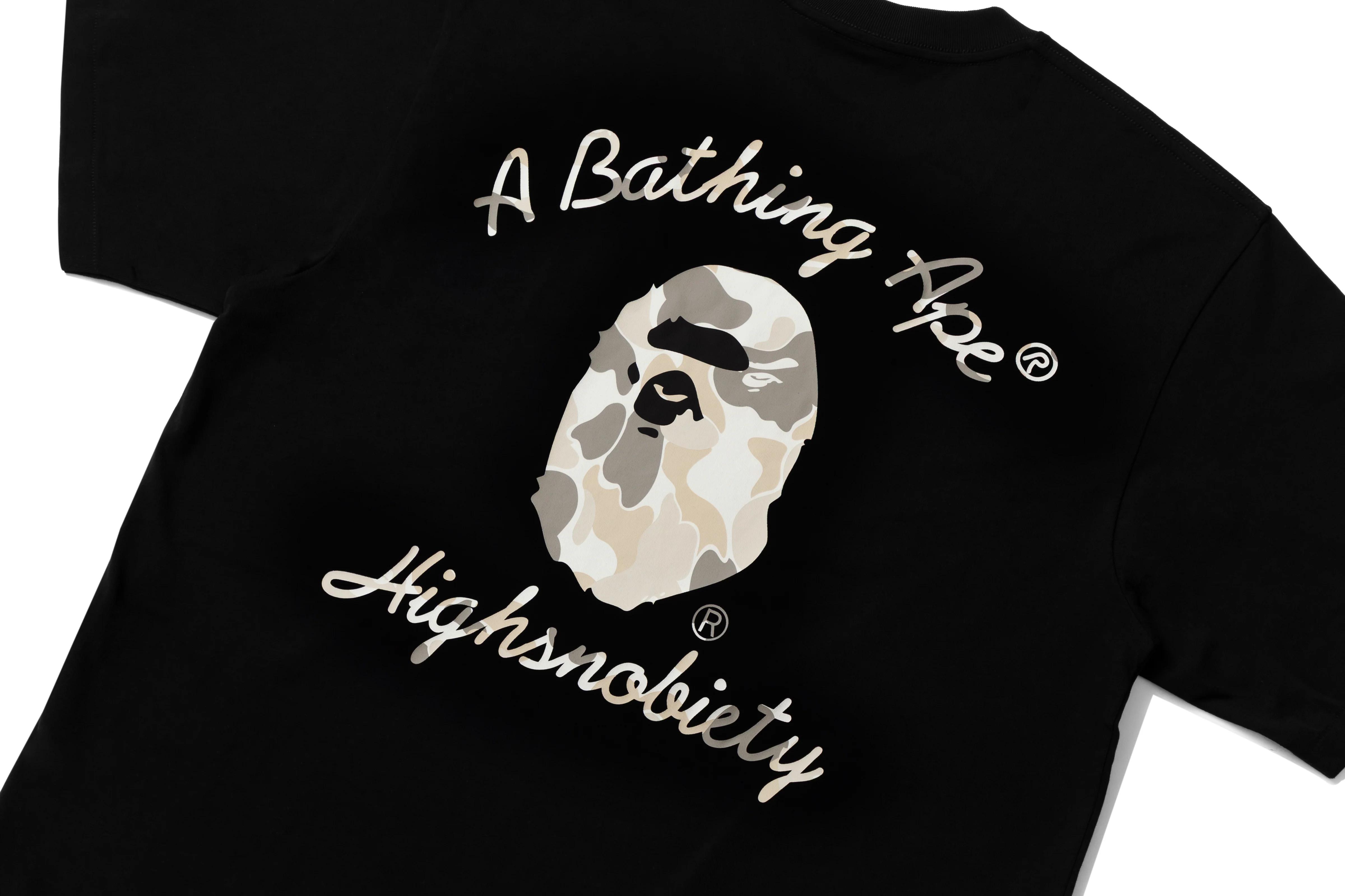 BAPE X HIGHSNOBIETY MULTI LOGO RELAXED FIT TEE - Image 3