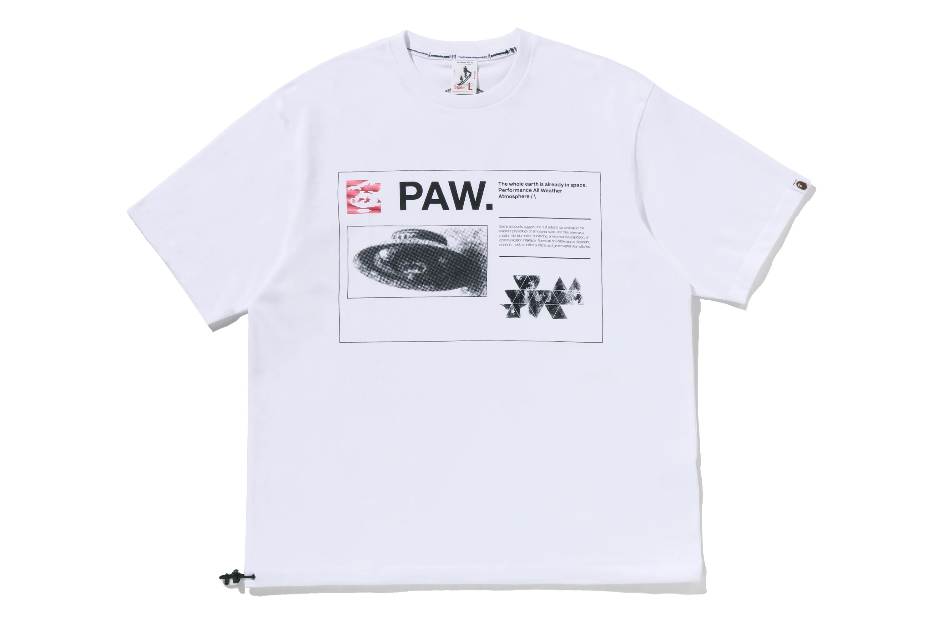 BAPE BY KAZUKI KURAISHI MULTI LOGO RELAXED FIT TEE