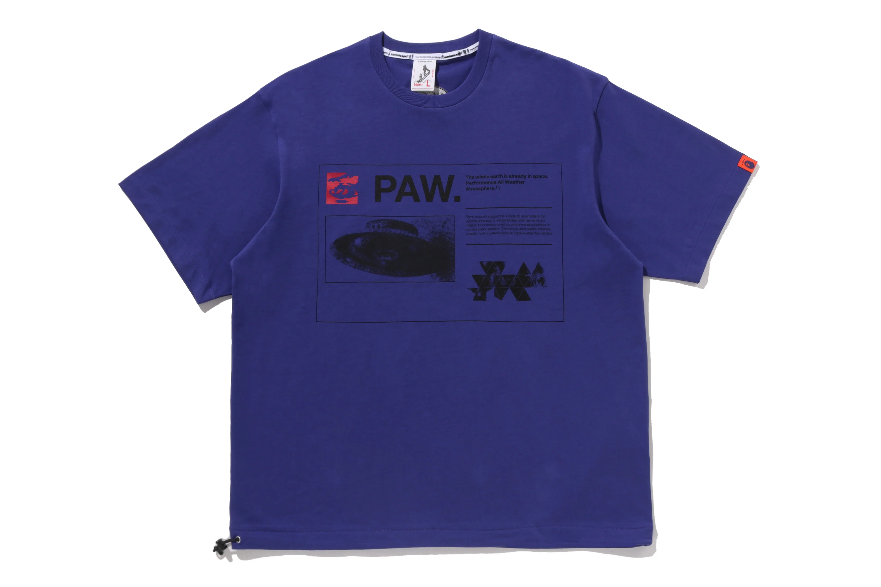 BAPE BY KAZUKI KURAISHI MULTI LOGO RELAXED FIT TEE - Image 6