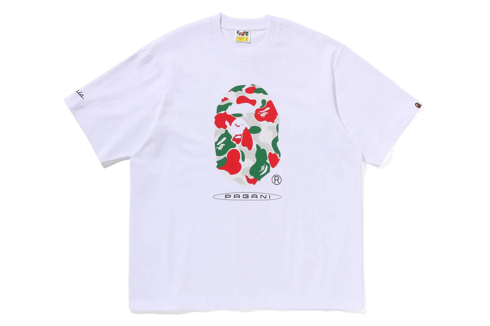 BAPE X PAGANI CAMO APE HEAD RELAXED FIT TEE - Image 6