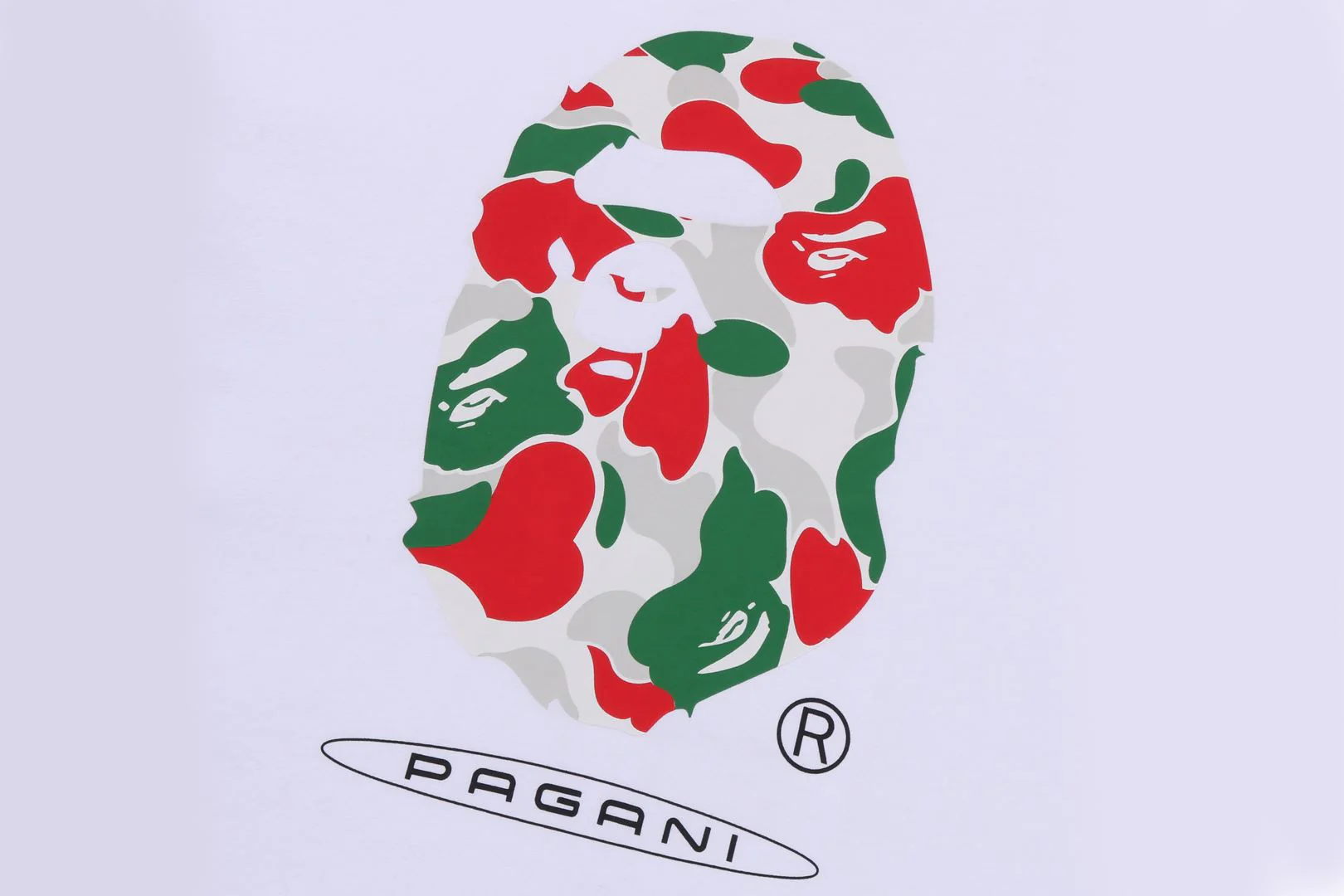 BAPE X PAGANI CAMO APE HEAD RELAXED FIT TEE - Image 8