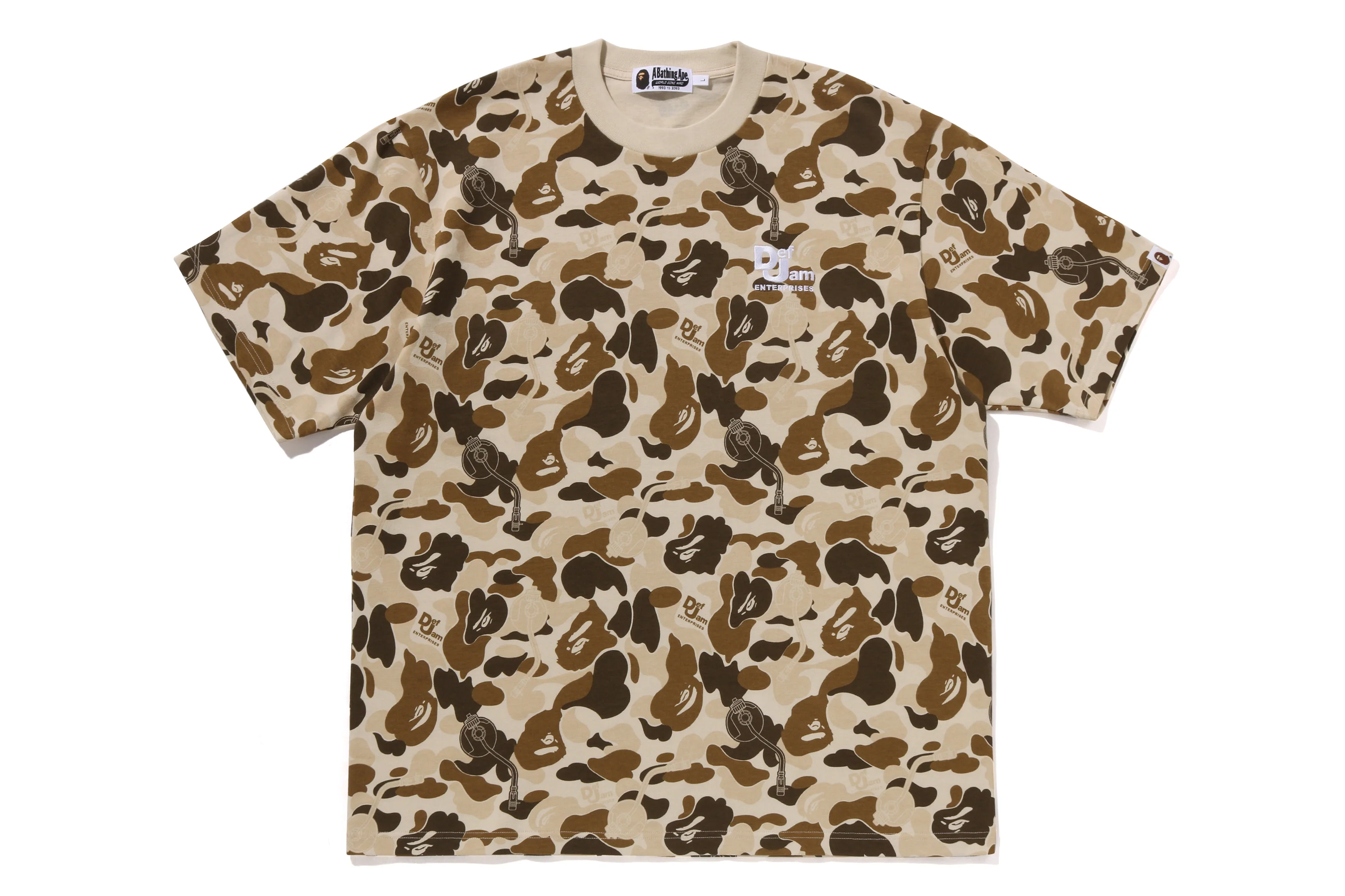 BAPE X DEF JAM CAMO RELAXED FIT TEE - Image 4