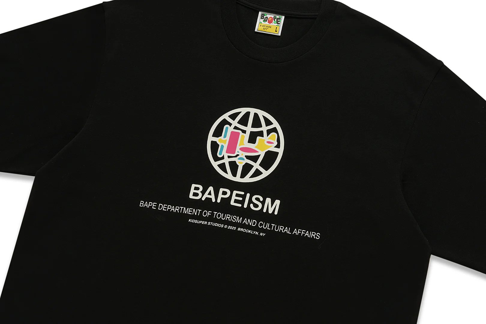 BAPE X KIDSUPER BAPEISM LOGO TEE - Image 3