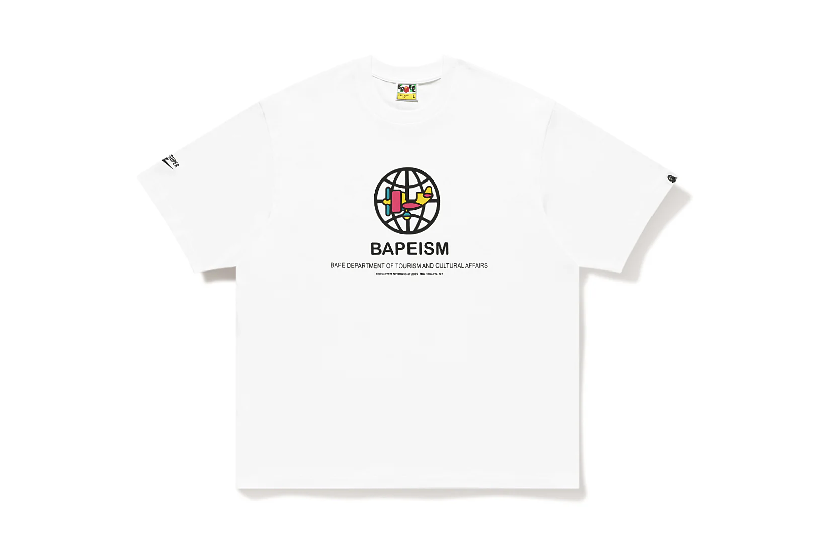 BAPE X KIDSUPER BAPEISM LOGO TEE - Image 6