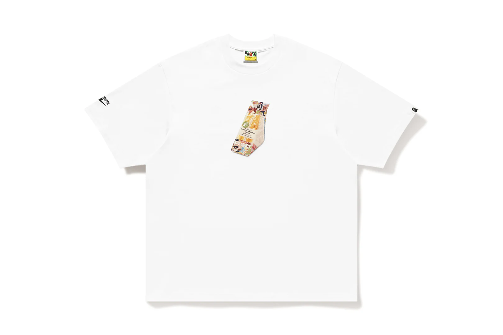 BAPE X KIDSUPER EGG SANDWICH TEE