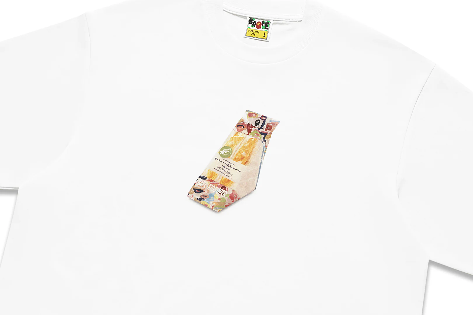 BAPE X KIDSUPER EGG SANDWICH TEE - Image 2