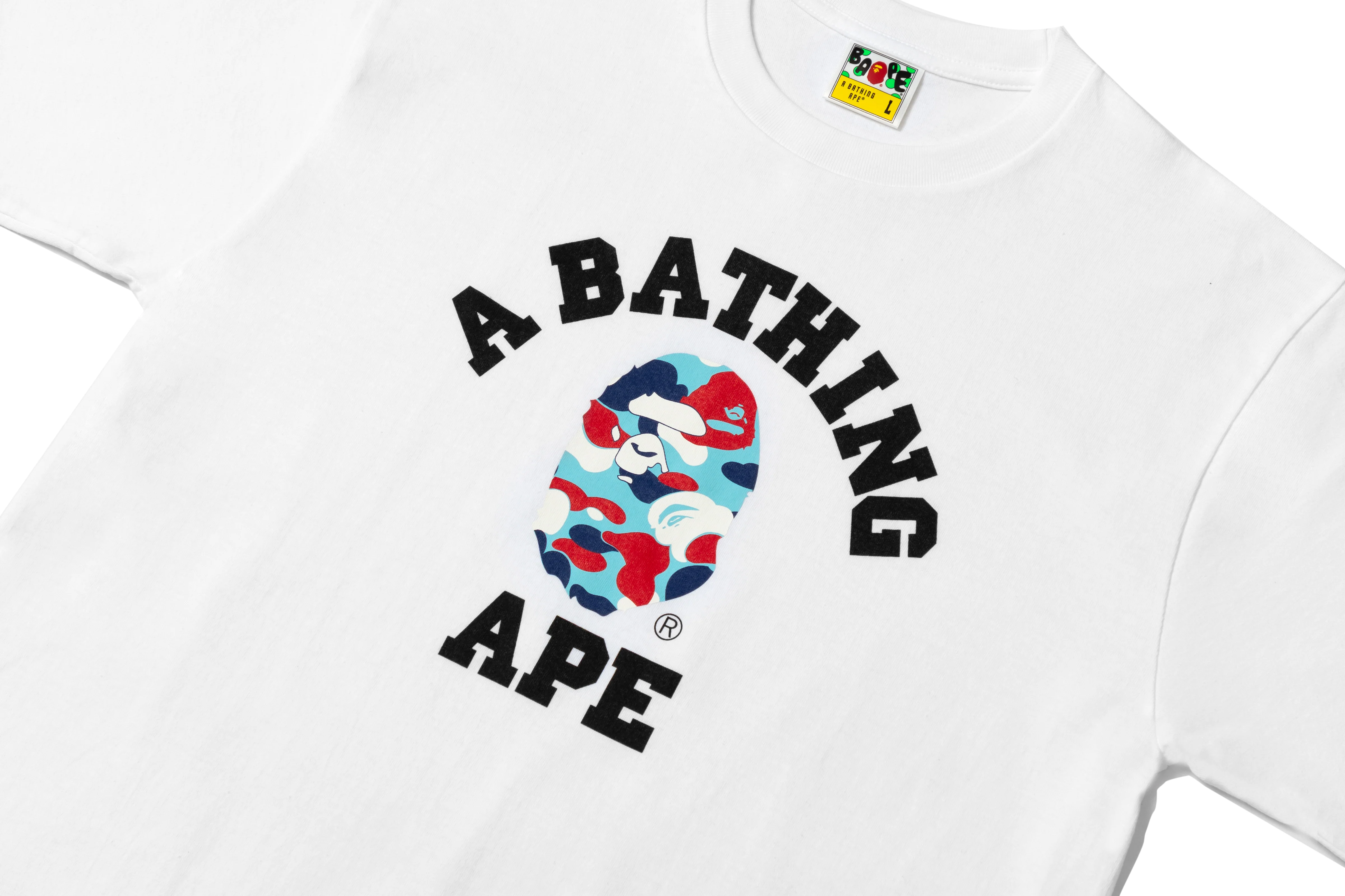 BAPE STORE PARIS 6TH ANNIV. COLLEGE TEE - Image 5