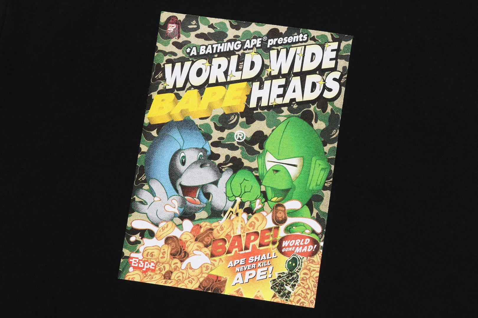 BAPE HEADS FLYER TEE MENS - Image 2