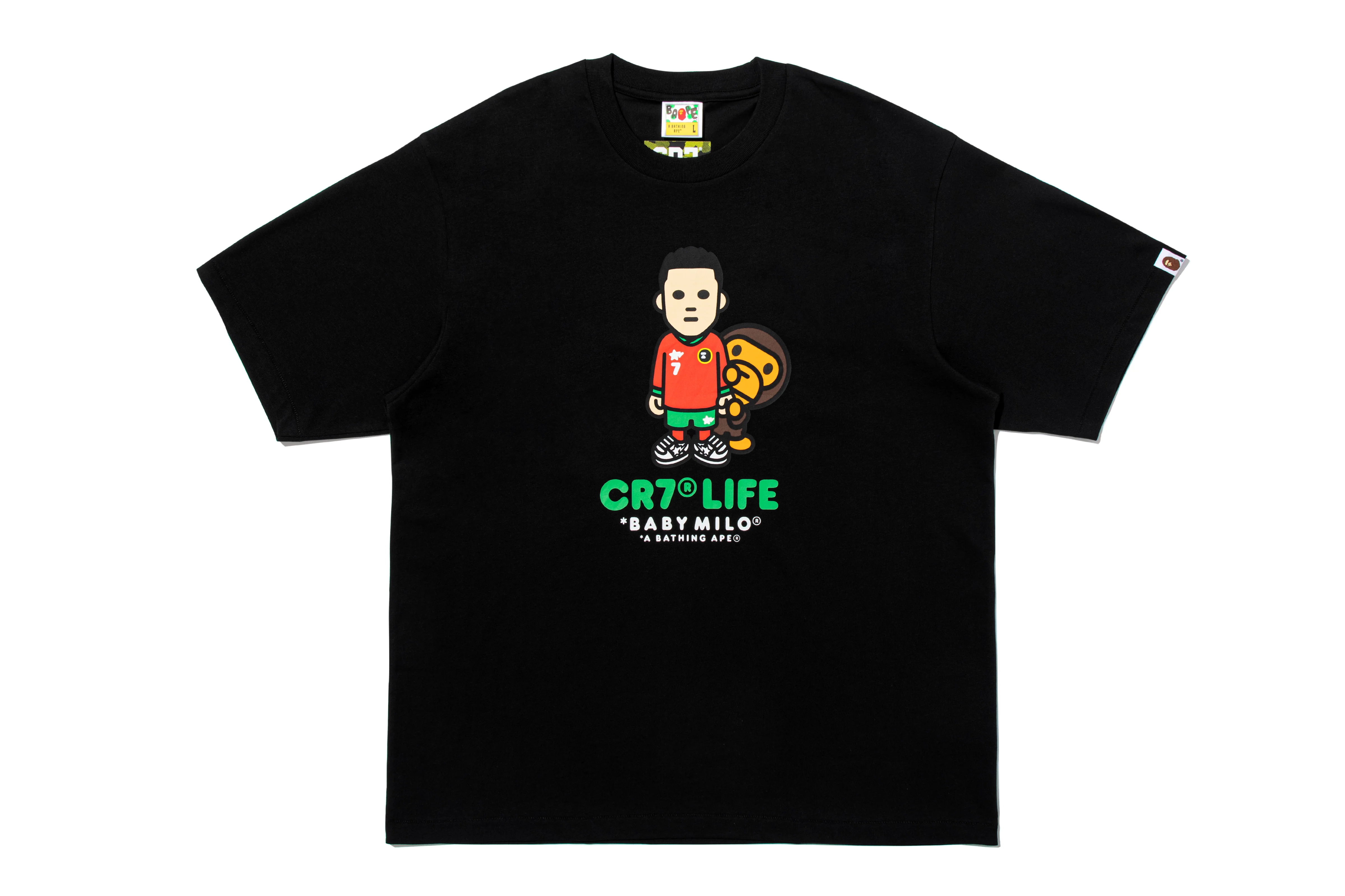 BAPE X CR7 LIFE BABY MILO RELAXED FIT TEE