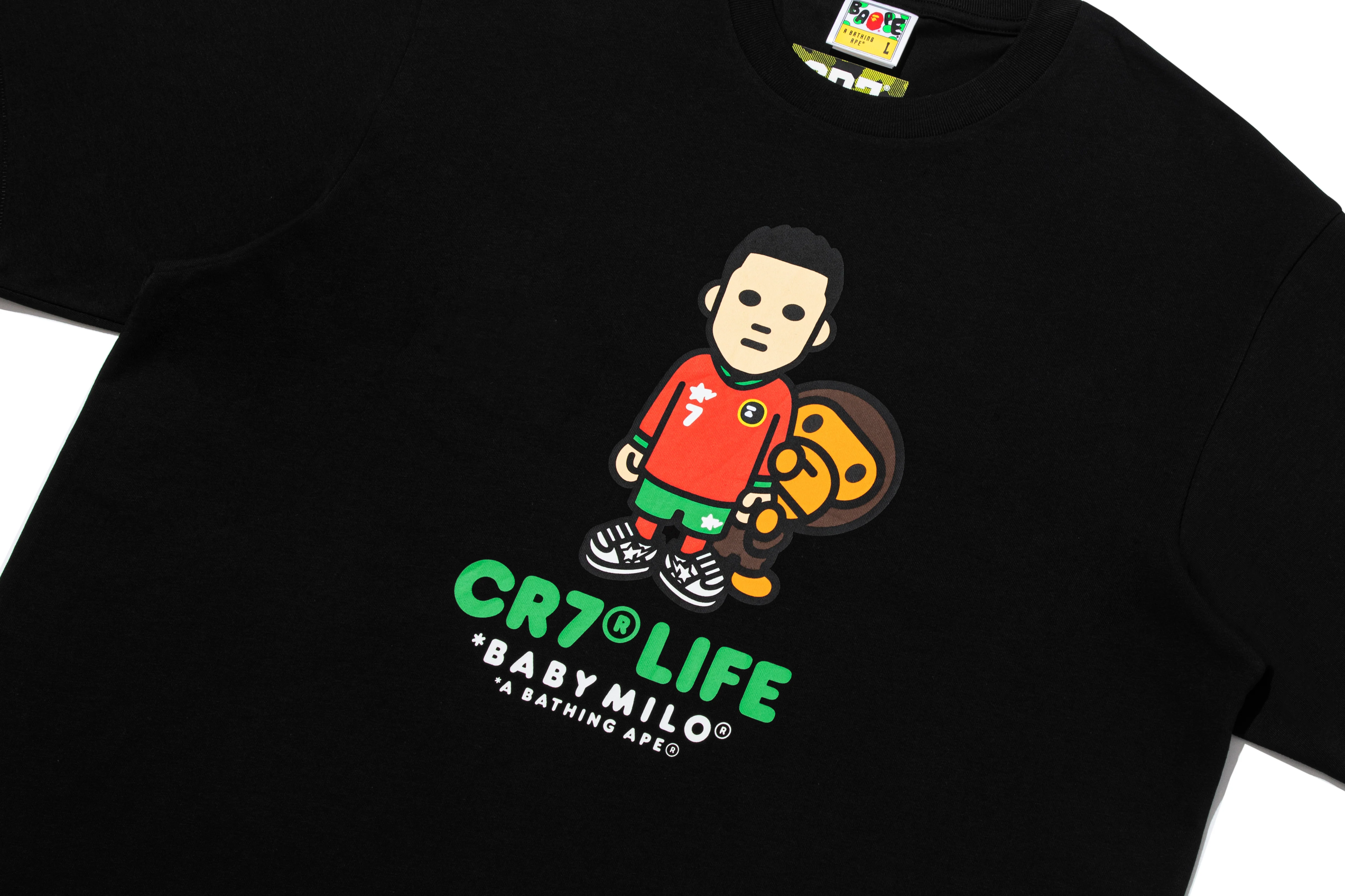BAPE X CR7 LIFE BABY MILO RELAXED FIT TEE - Image 2