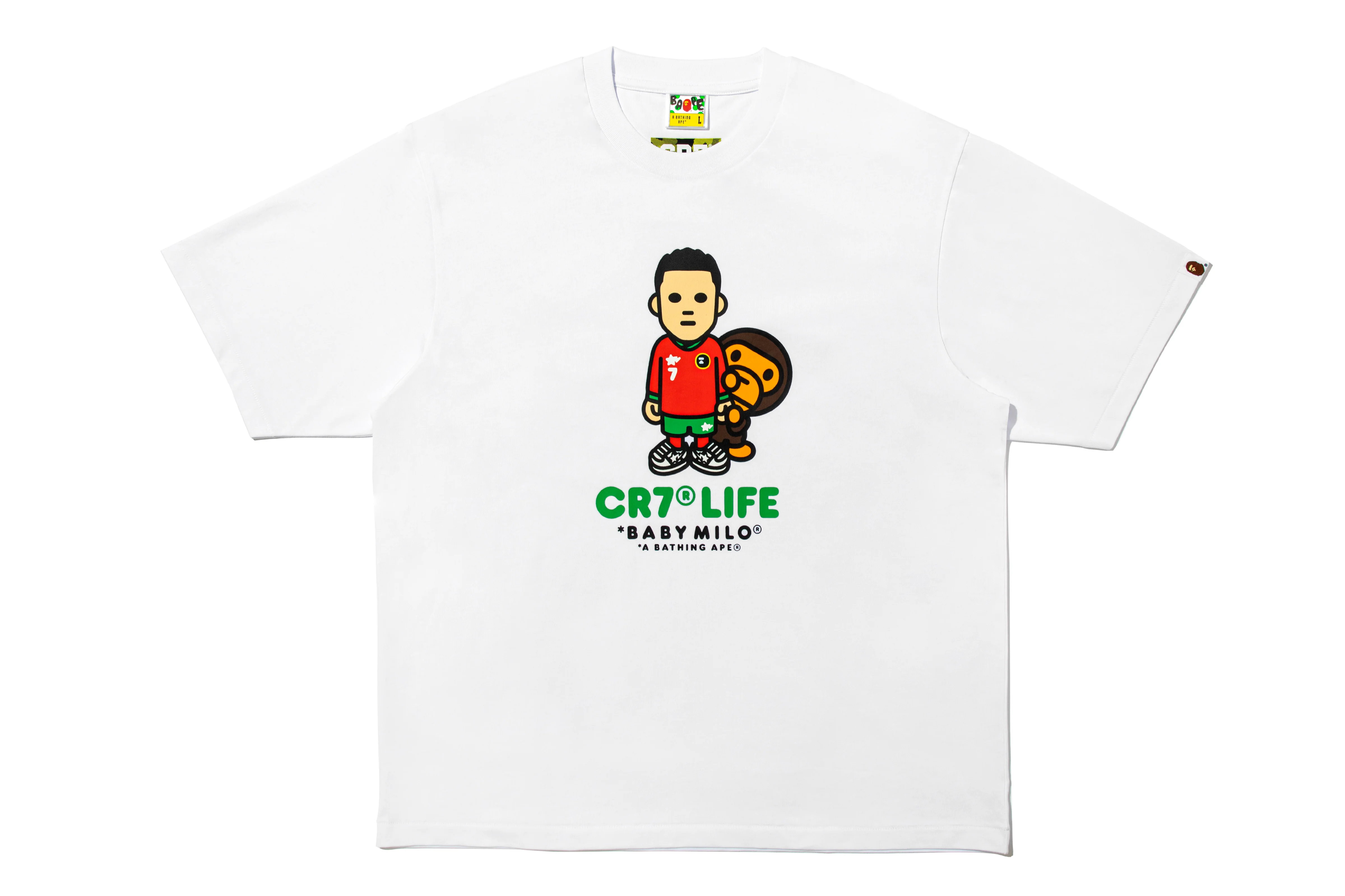 BAPE X CR7 LIFE BABY MILO RELAXED FIT TEE - Image 4