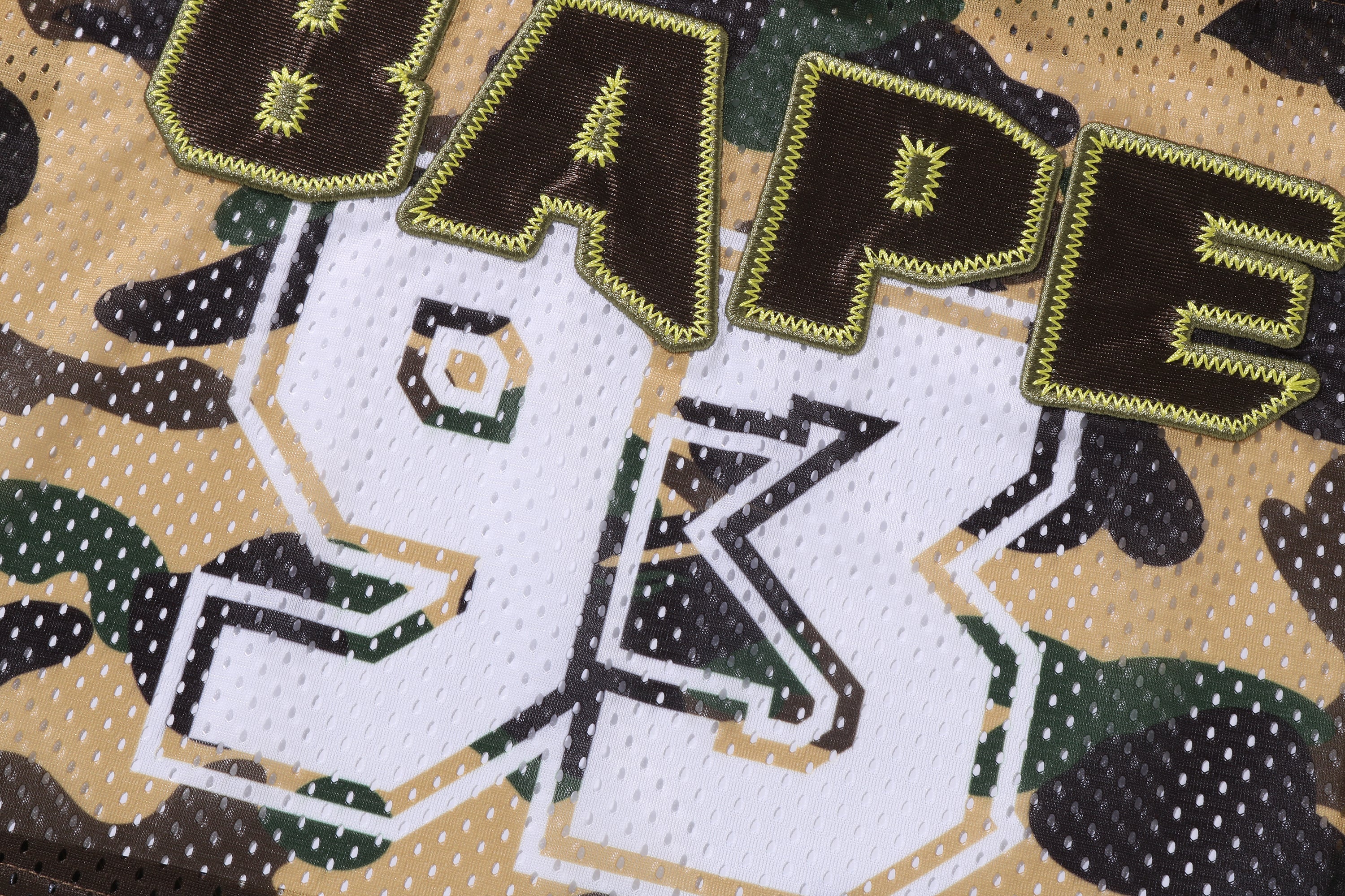 1ST CAMO BAPE CROPPED FOOTBALL TEE LADIES - Image 3