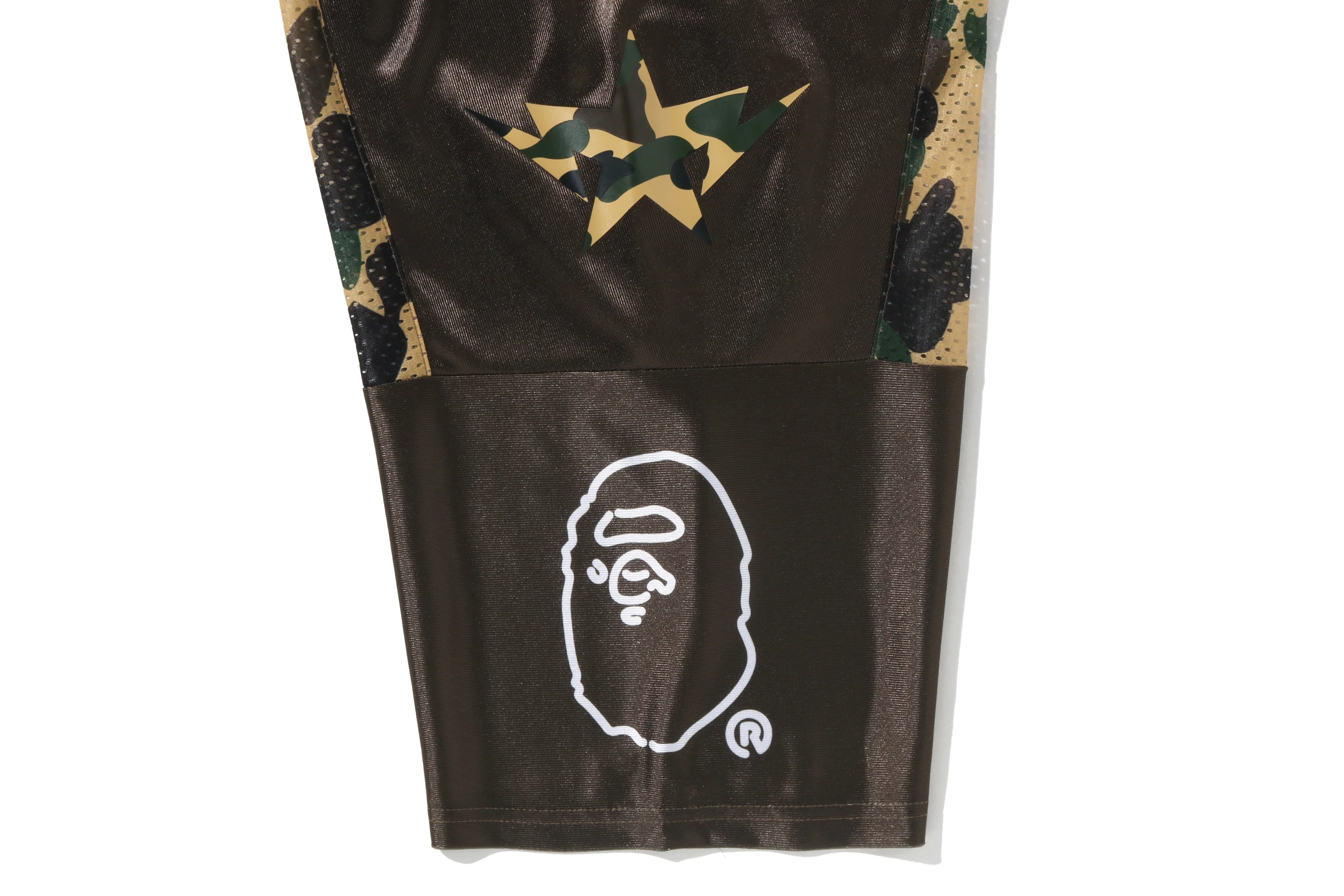 1ST CAMO BAPE CROPPED FOOTBALL TEE LADIES - Image 4