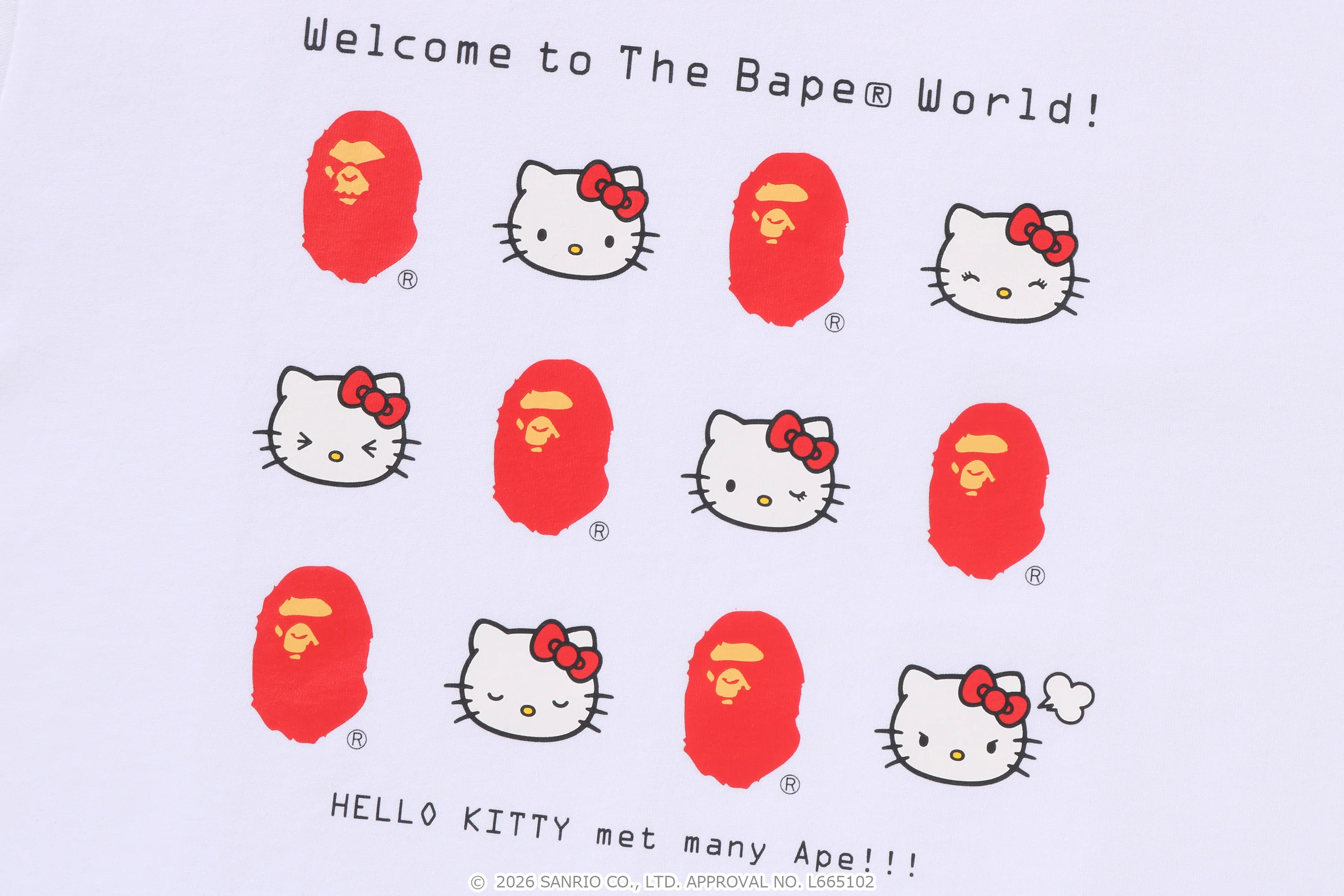 BAPE X HELLO KITTY TEE - Image 7