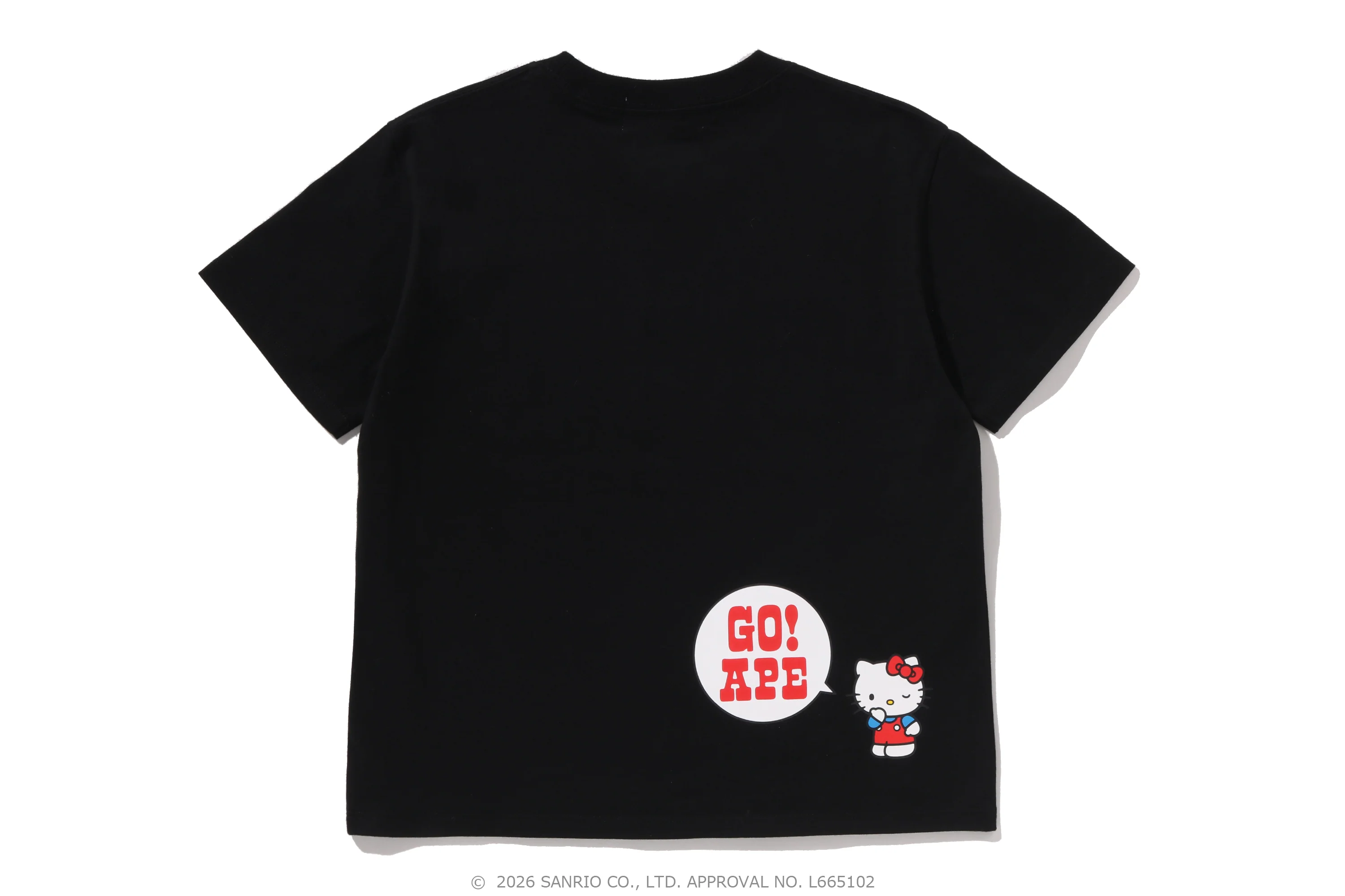 BAPE X HELLO KITTY COLLEGE MINI TEE LADIES - Image 3