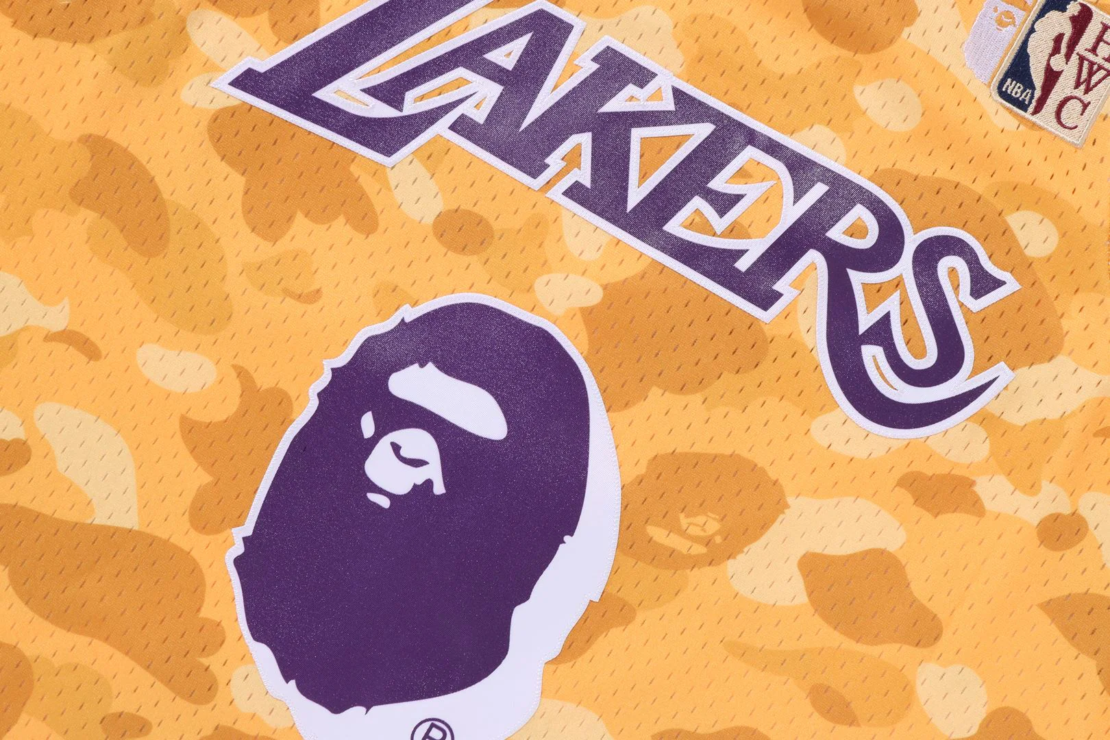 BAPE X M&N NBA - LOS ANGELES LAKERS SWINGMAN JERSEY - Image 3