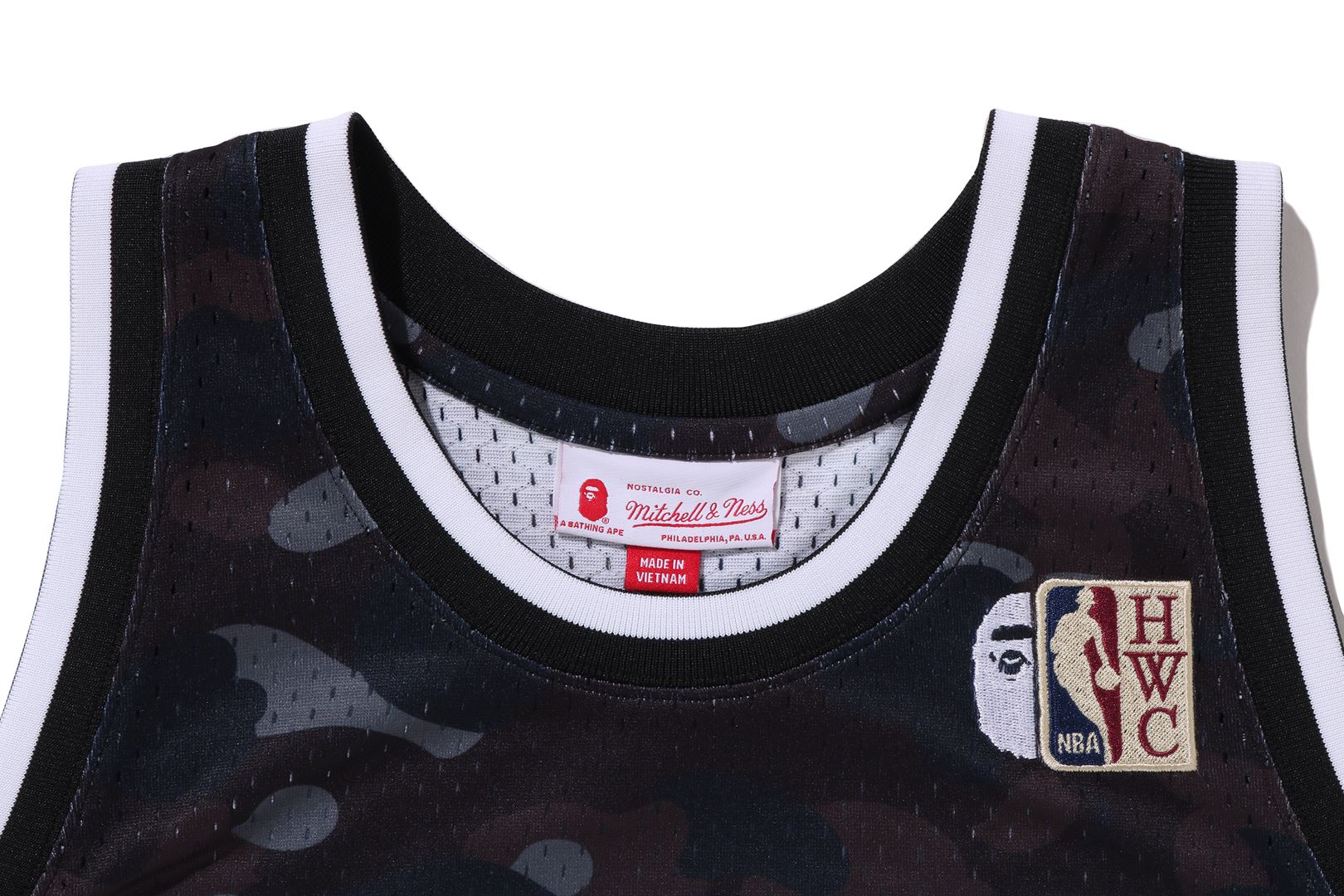 BAPE X M&N NBA - NEW JERSEY NETS SWINGMAN JERSEY - Image 6
